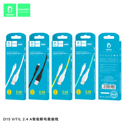 Cáp Sạc Nhanh DENMEN D15V (2.4A) - Micro USB