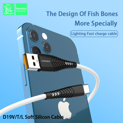Cáp Sạc Nhanh DENMEN D19V (2.4A) - Micro USB