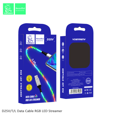 Cáp Sạc Nhanh VDENMENV D25V (2.4A) - Micro USB